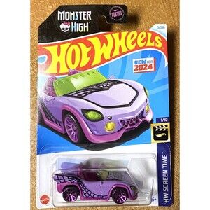 2024 Hot Wheels #3 Monster High Ghoul Mobile PINK